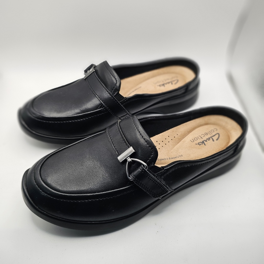 Clarks Women's Ellowyn Amelia Women's Slip-On Mules Black Size 8.5 - Picture 6 of 6